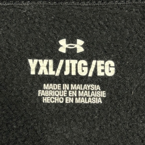 Under Armour Freedom Hoodie Boys YXL Black Flag Graphic Pullover Sweatshirt - Picture 5 of 9
